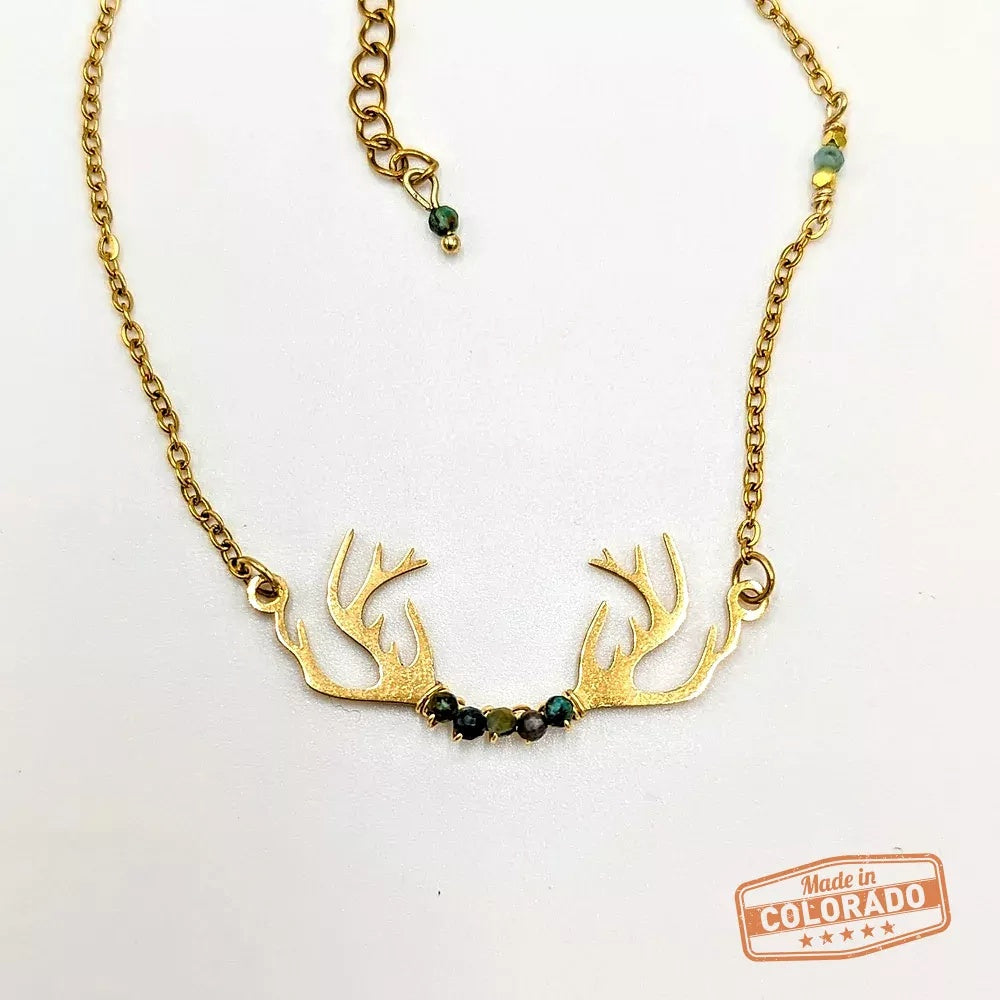 Yurima antler necklace