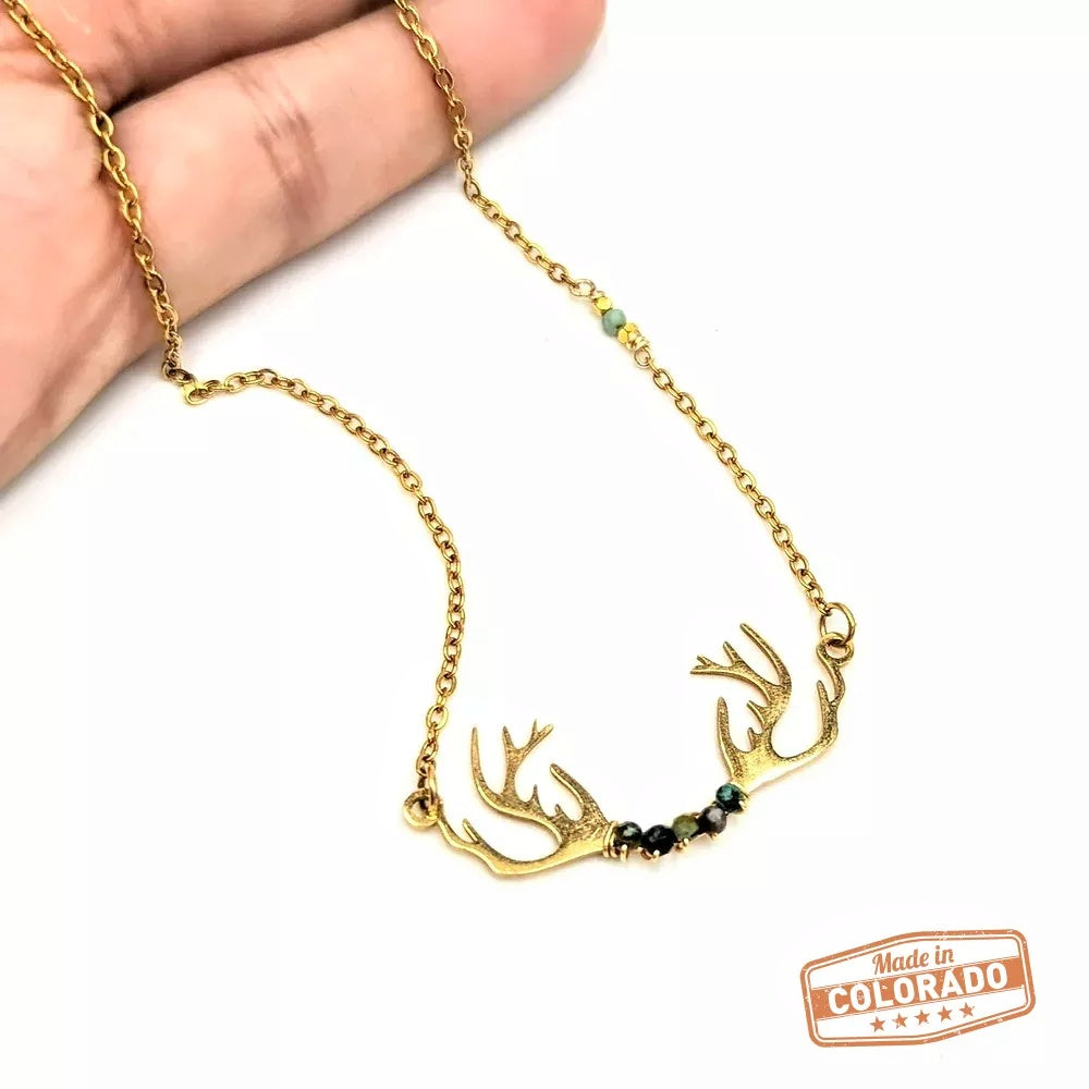 Yurima antler necklace