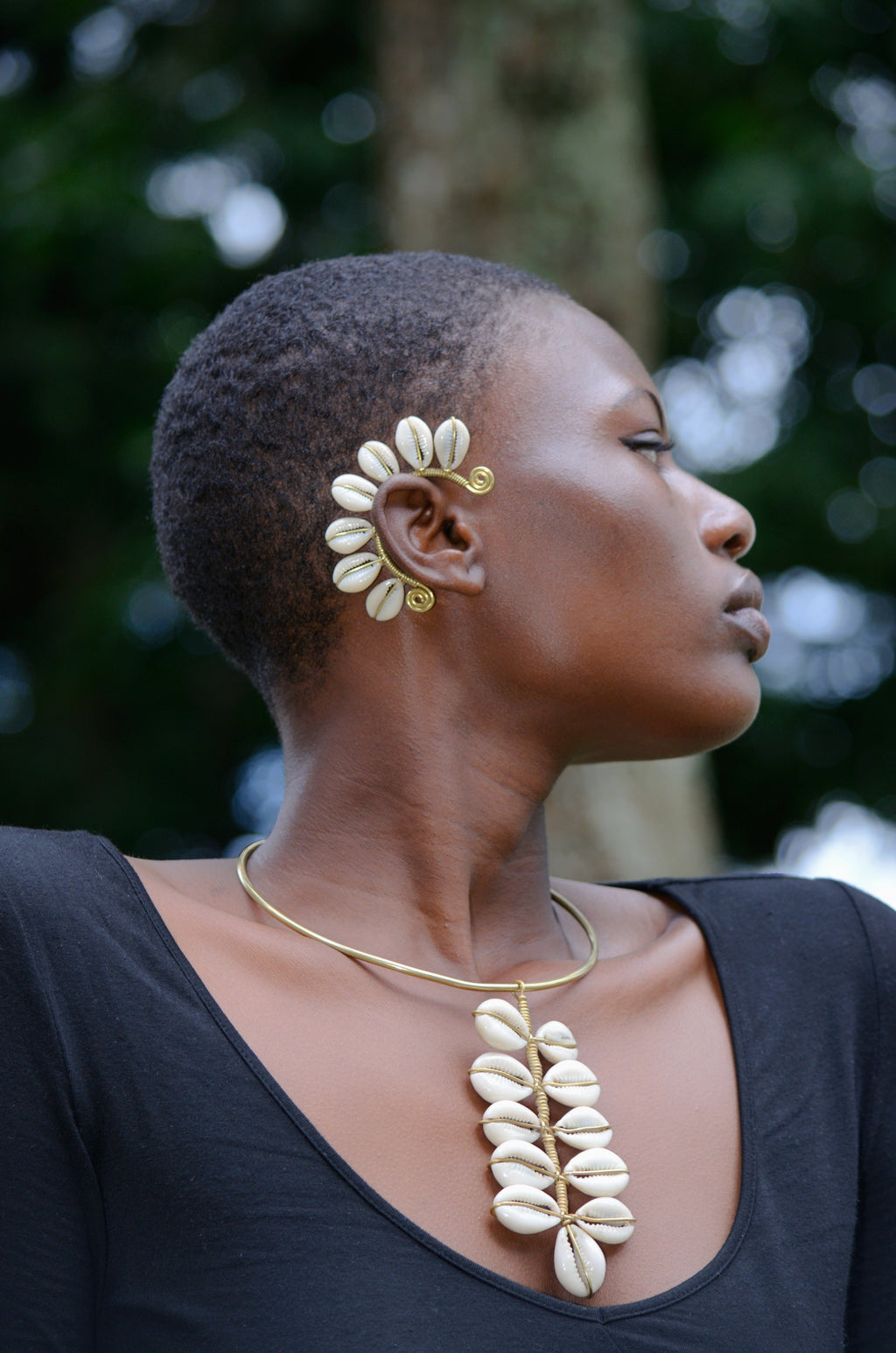 Nyota Cowrie shell Necklace