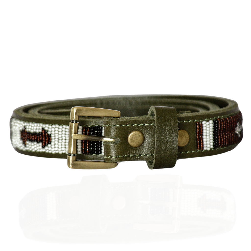 CUSTOM BEADED BELT