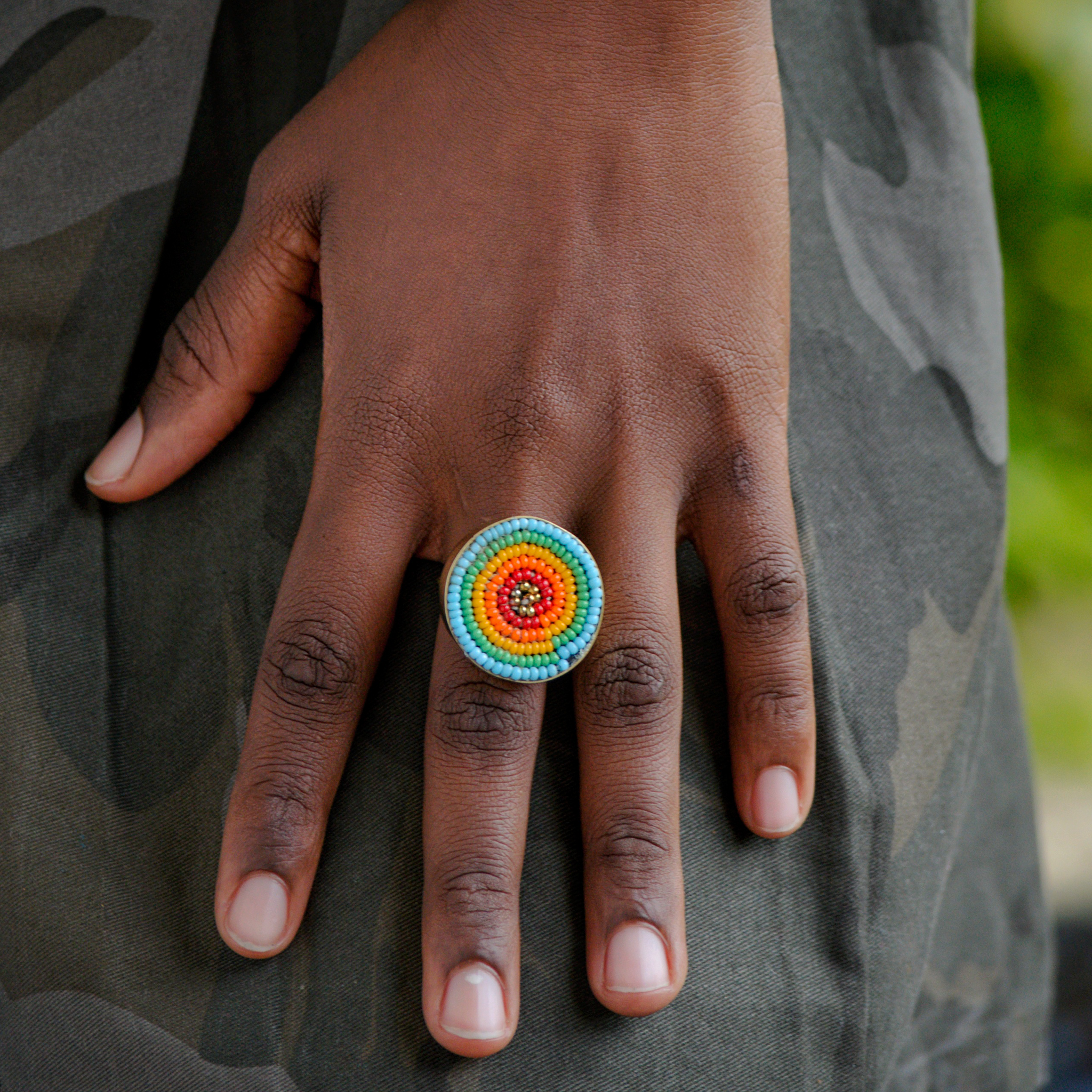 Jua Beaded Ring