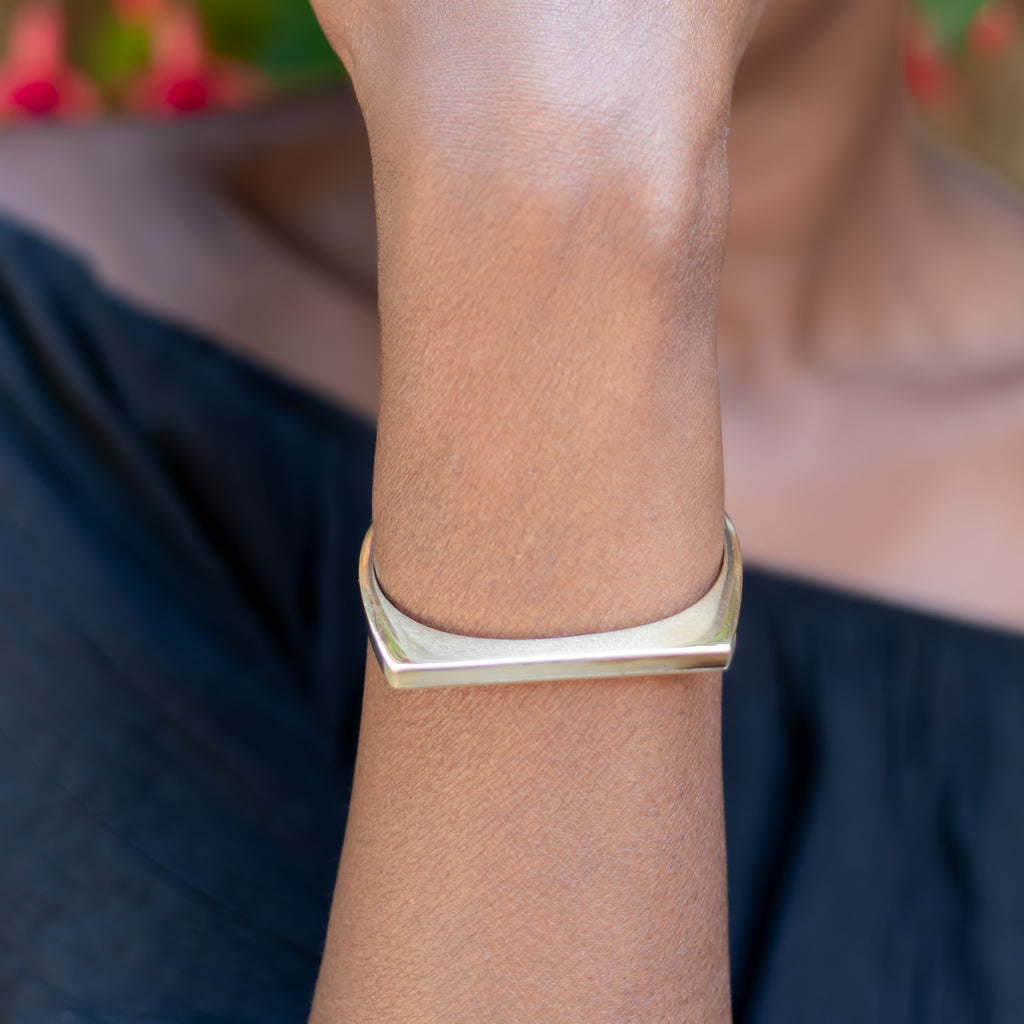 Chebet Mutai Brass Cuff Bracelet – Mwezi