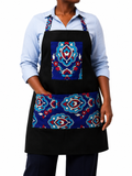 Royal Indigo Artisan Host Apron | Premium Cooking, Baking & Creative Apron