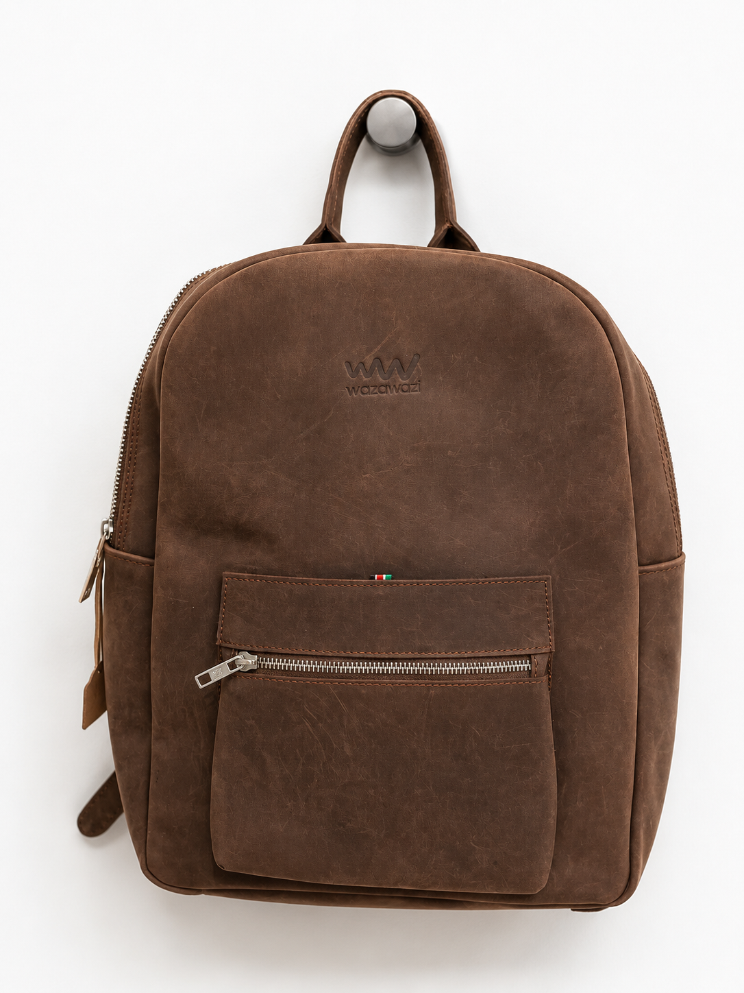Amira Leather Backpack - Mocca