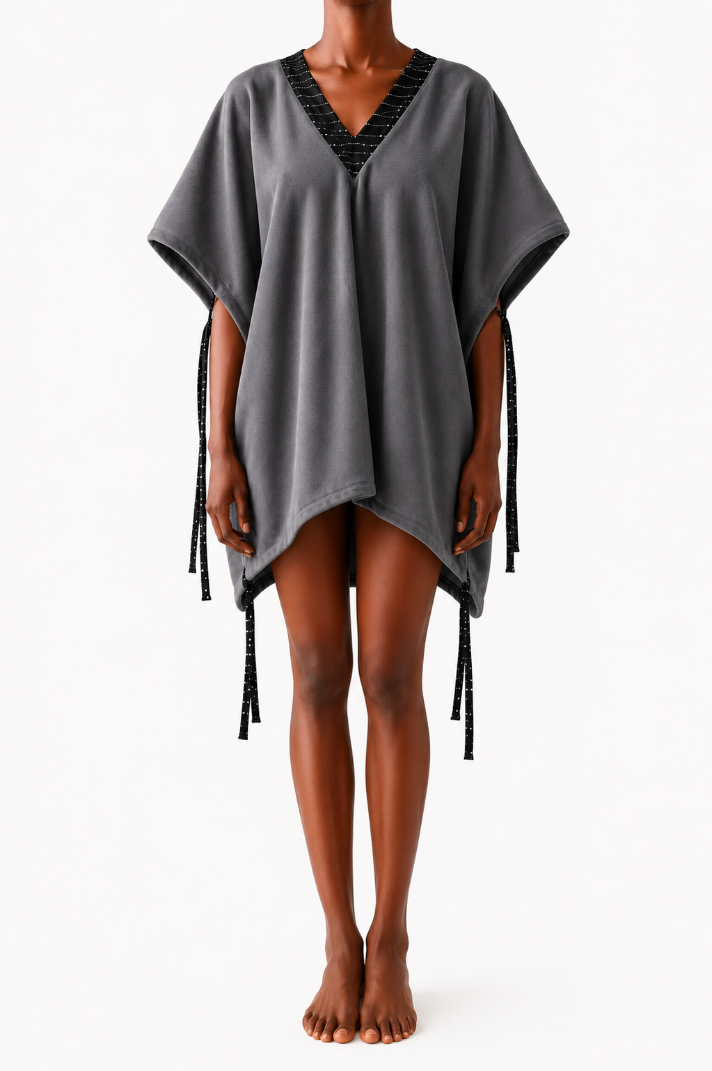 Ash Grey Kimono