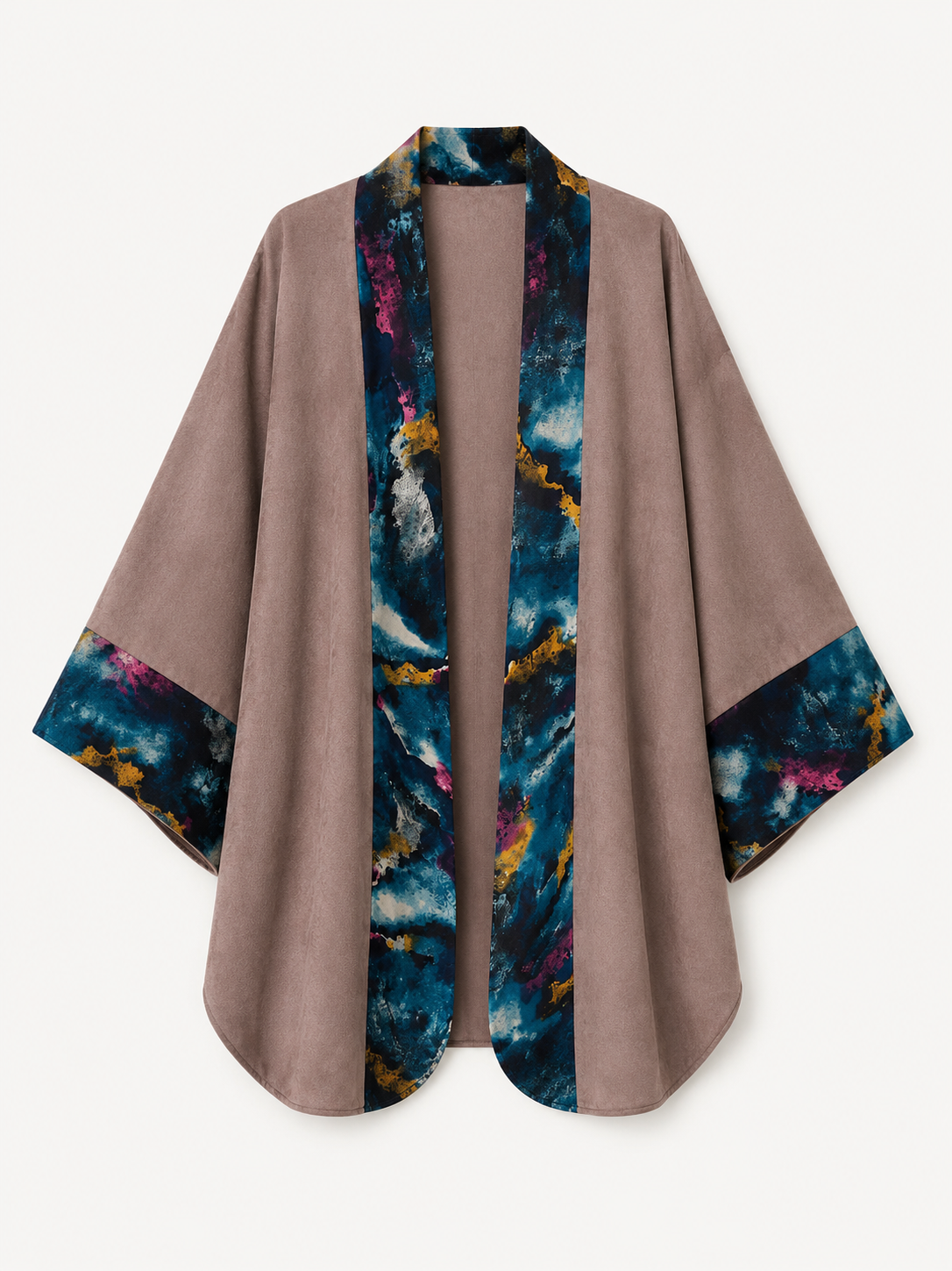 Luxury Open-Front Poncho