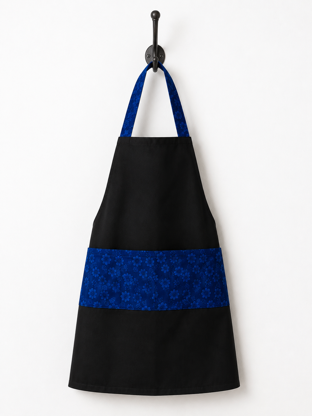 Navy Bloom Artisan Host Apron | Premium Kitchen & Cooking Apron with Pockets