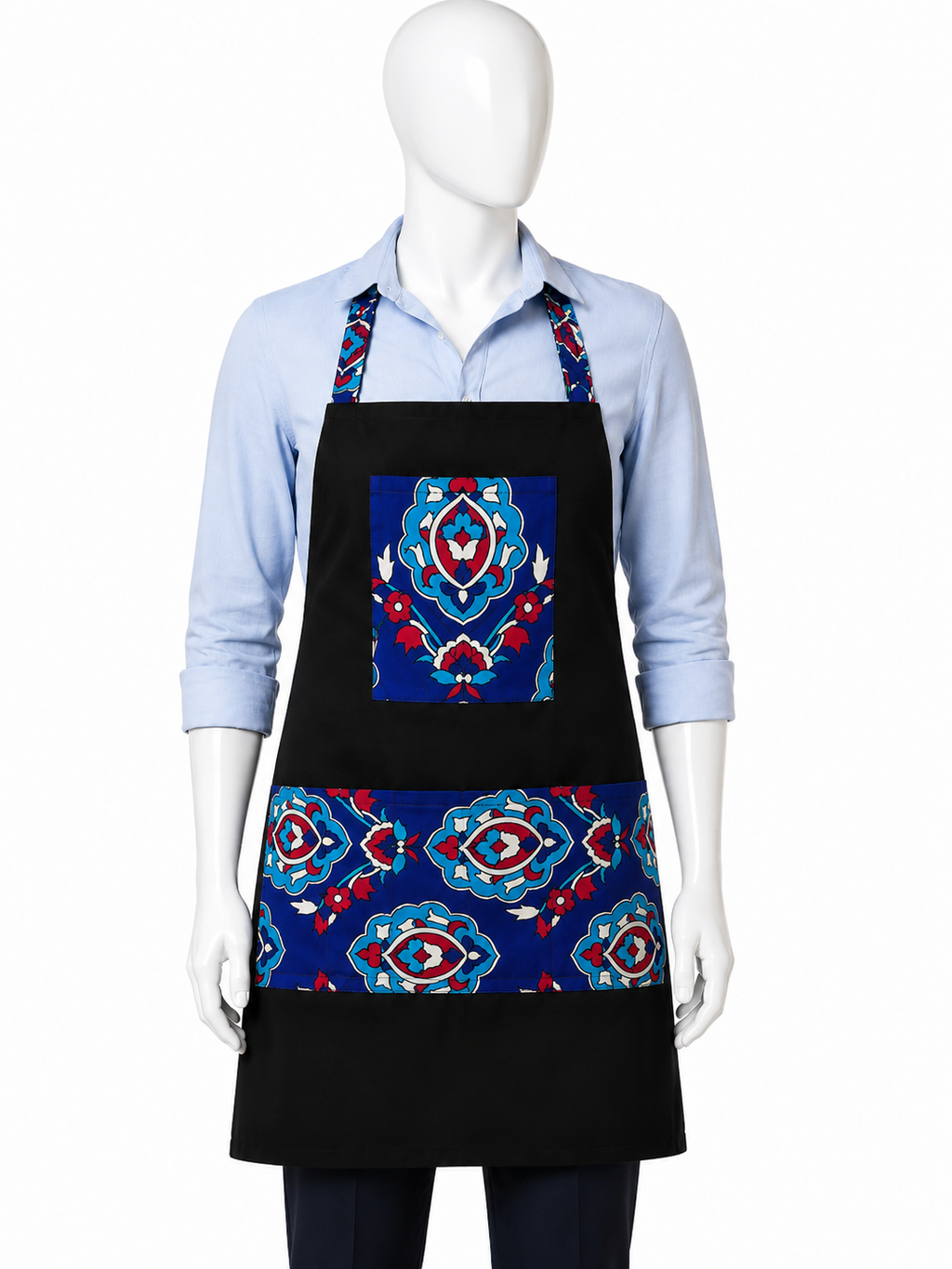 Royal Indigo Artisan Host Apron | Premium Cooking, Baking & Creative Apron