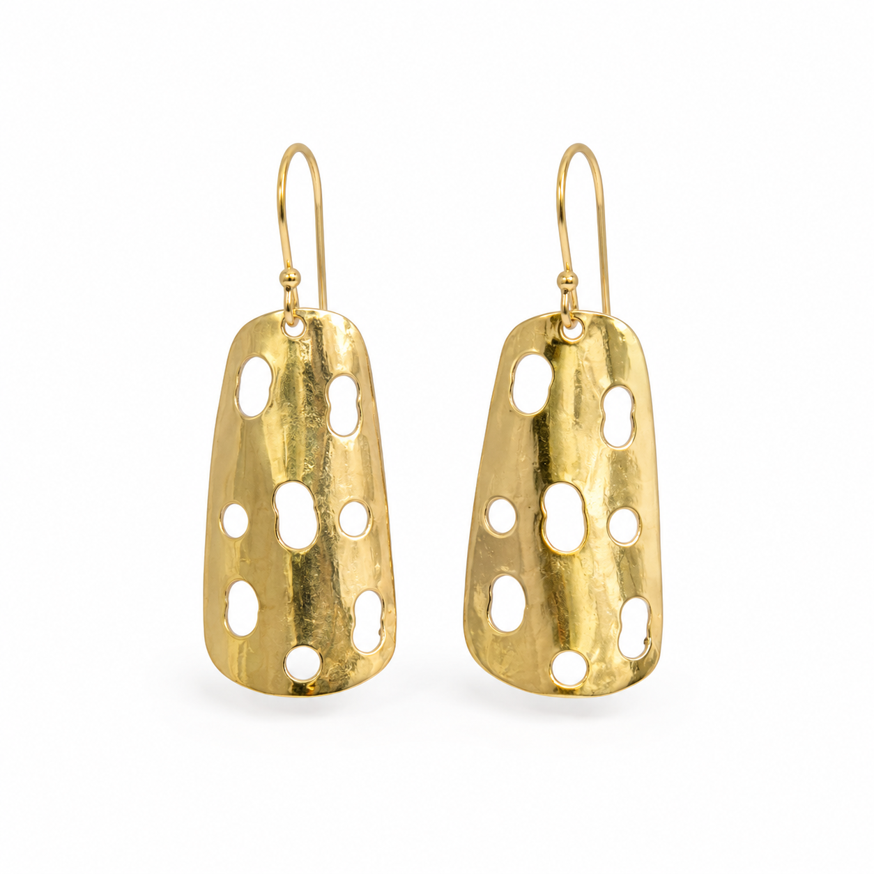 Chebet Mutai Long Golden Glow Earrings