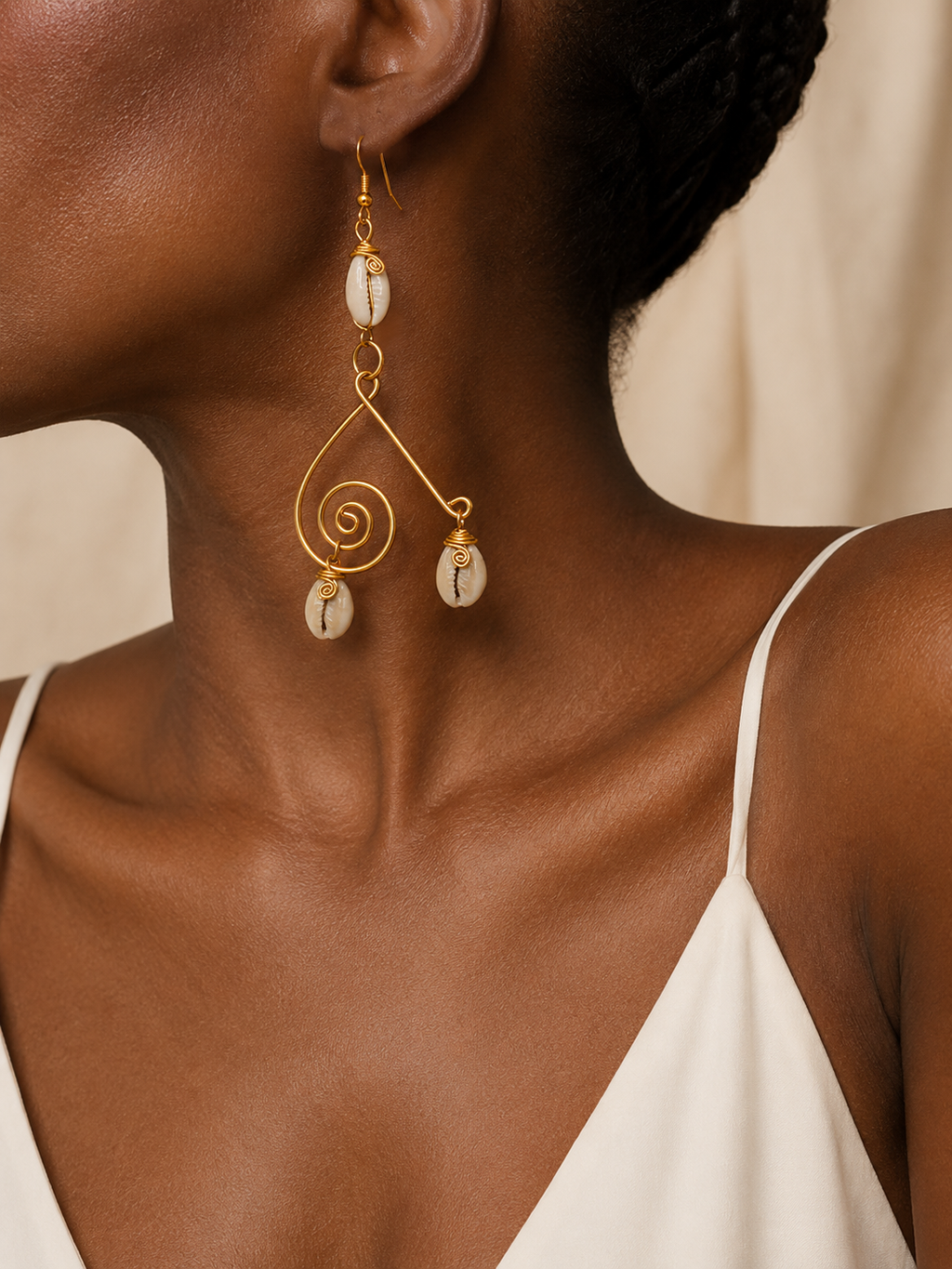 Cowrie Shell Earrings
