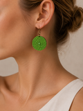 Round Beaded Earrings