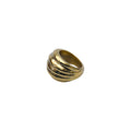 Chung Brass Ripple Ring Handmade  – Antique Ripple Design for Sale