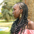 Chebet Mutai Long Golden Glow Earrings