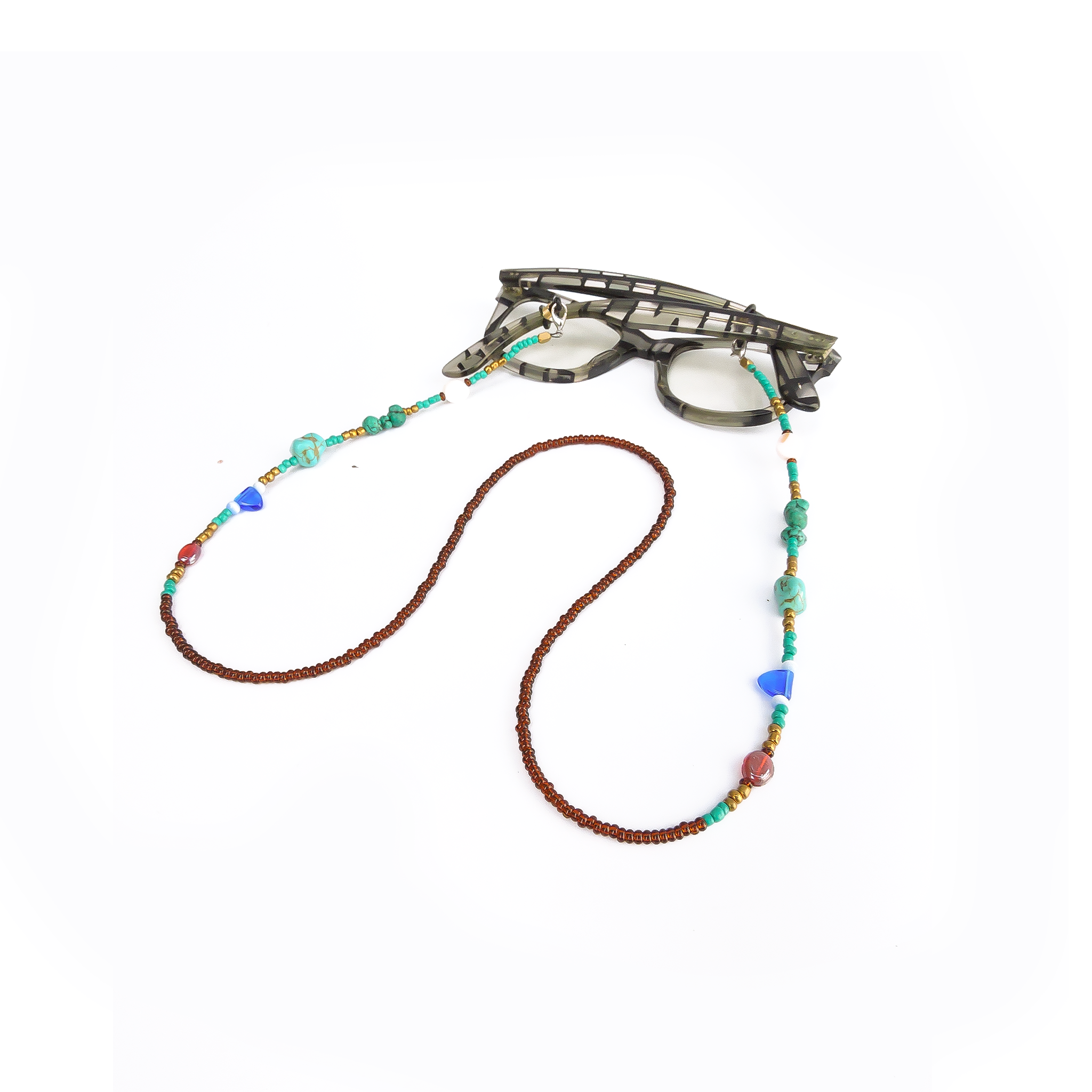 Chebet Mutai Eye Glasses Chain Beaded