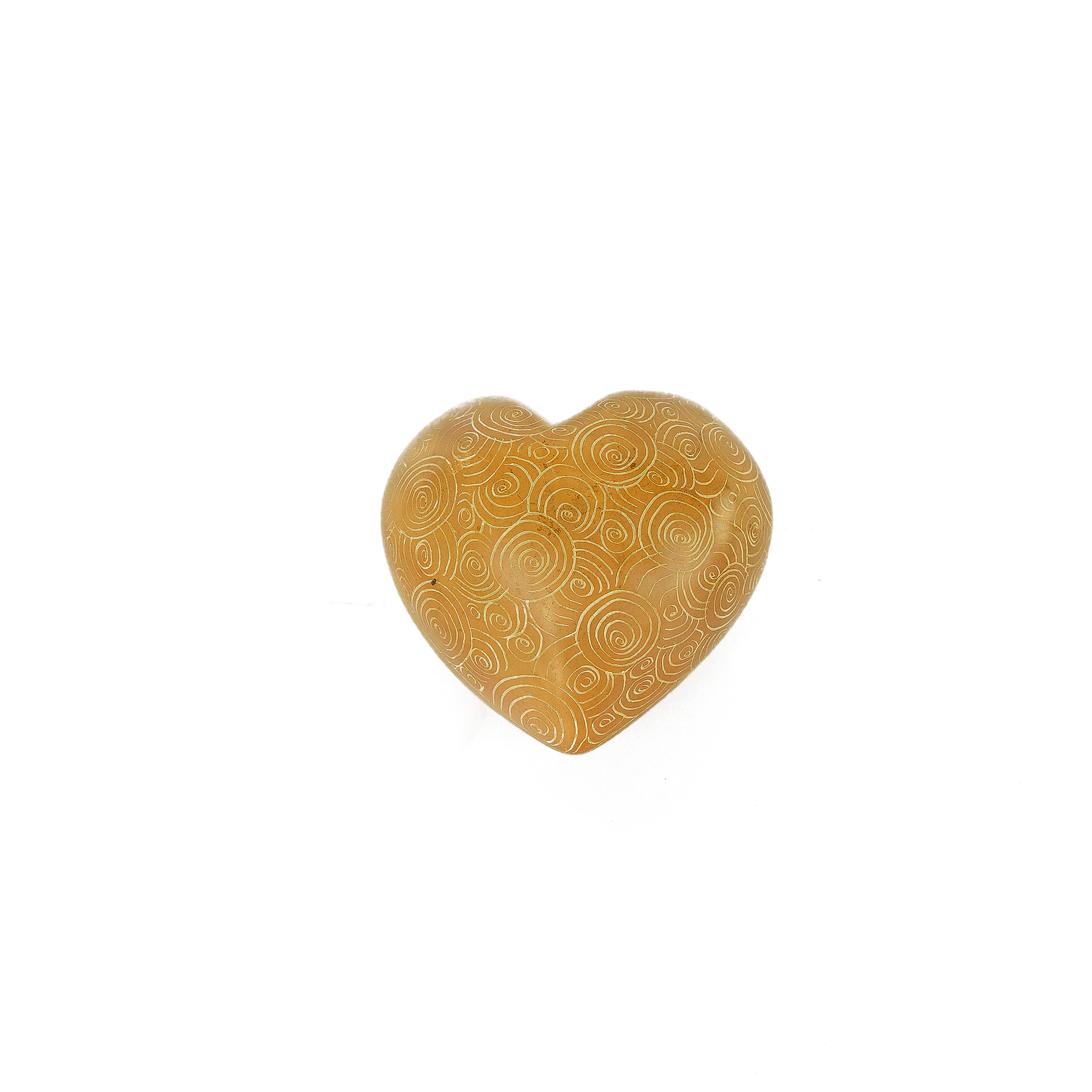 Heart Soapstone Carvings (Biege)