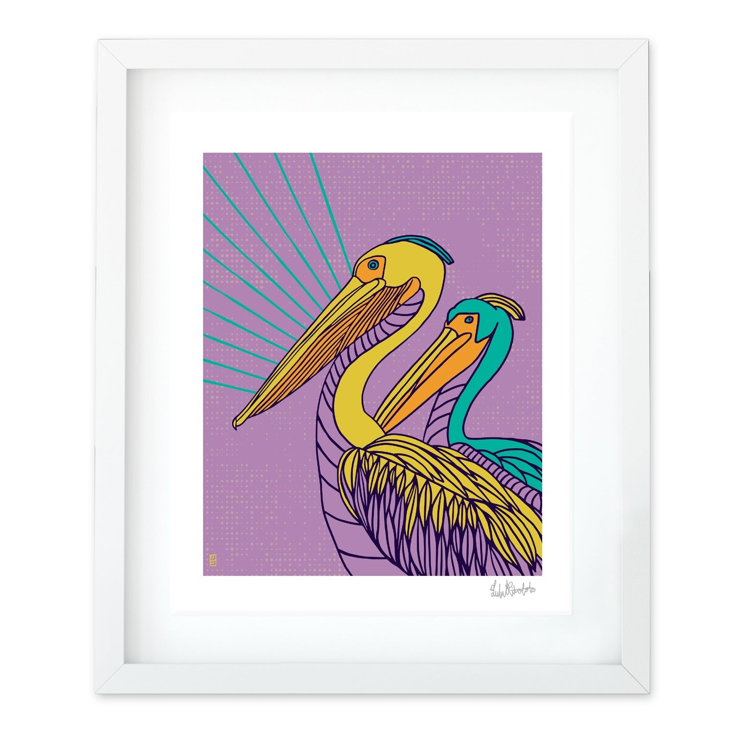 Art Prints - Pelicans