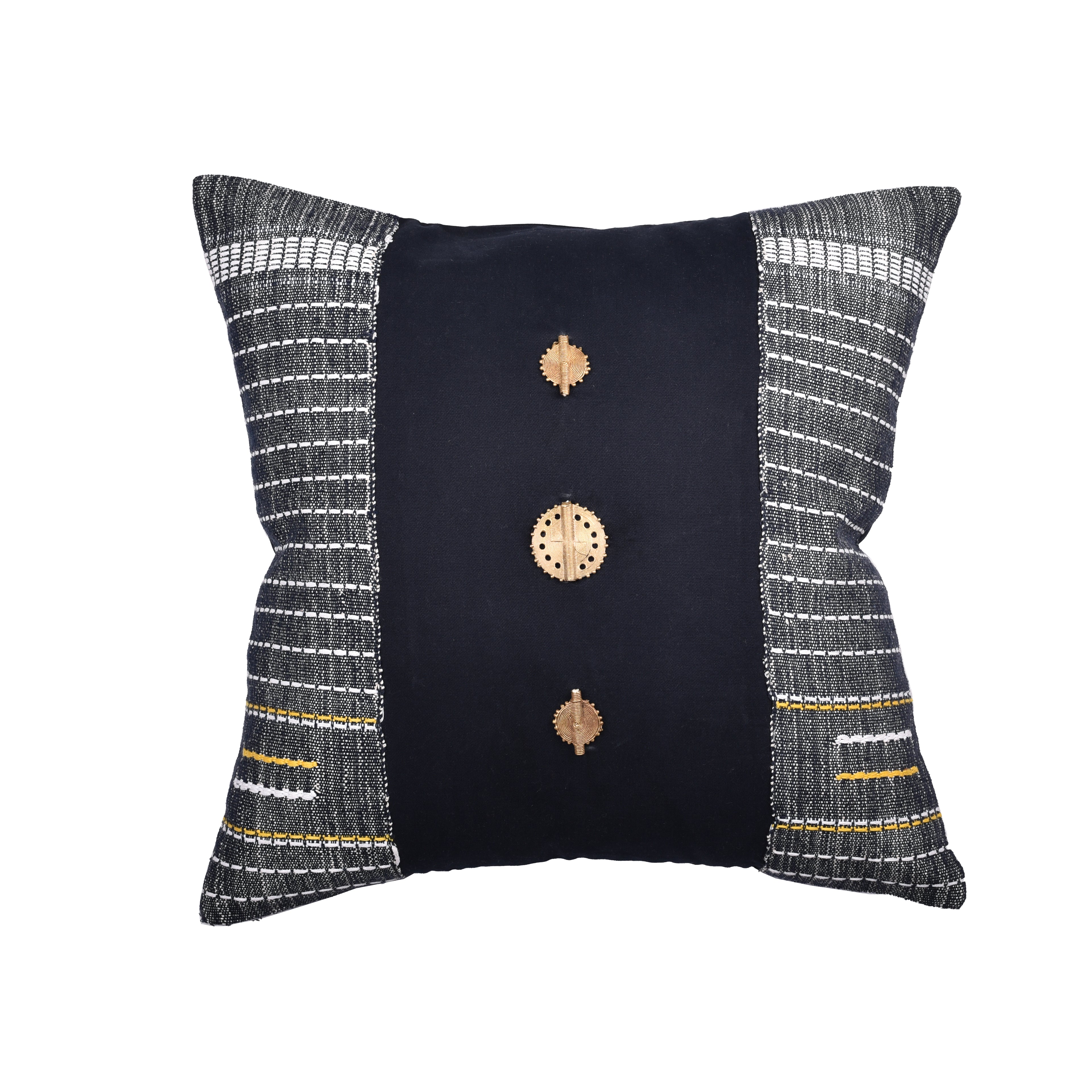 The Senufo Blue | Senufo Handwoven Cushion Cover