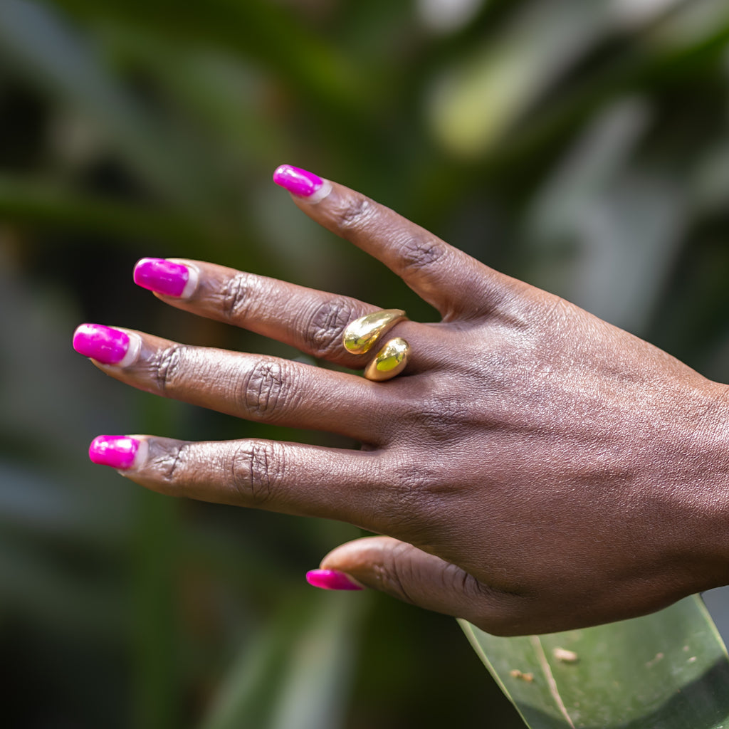 Dole Twisted Brass Ring