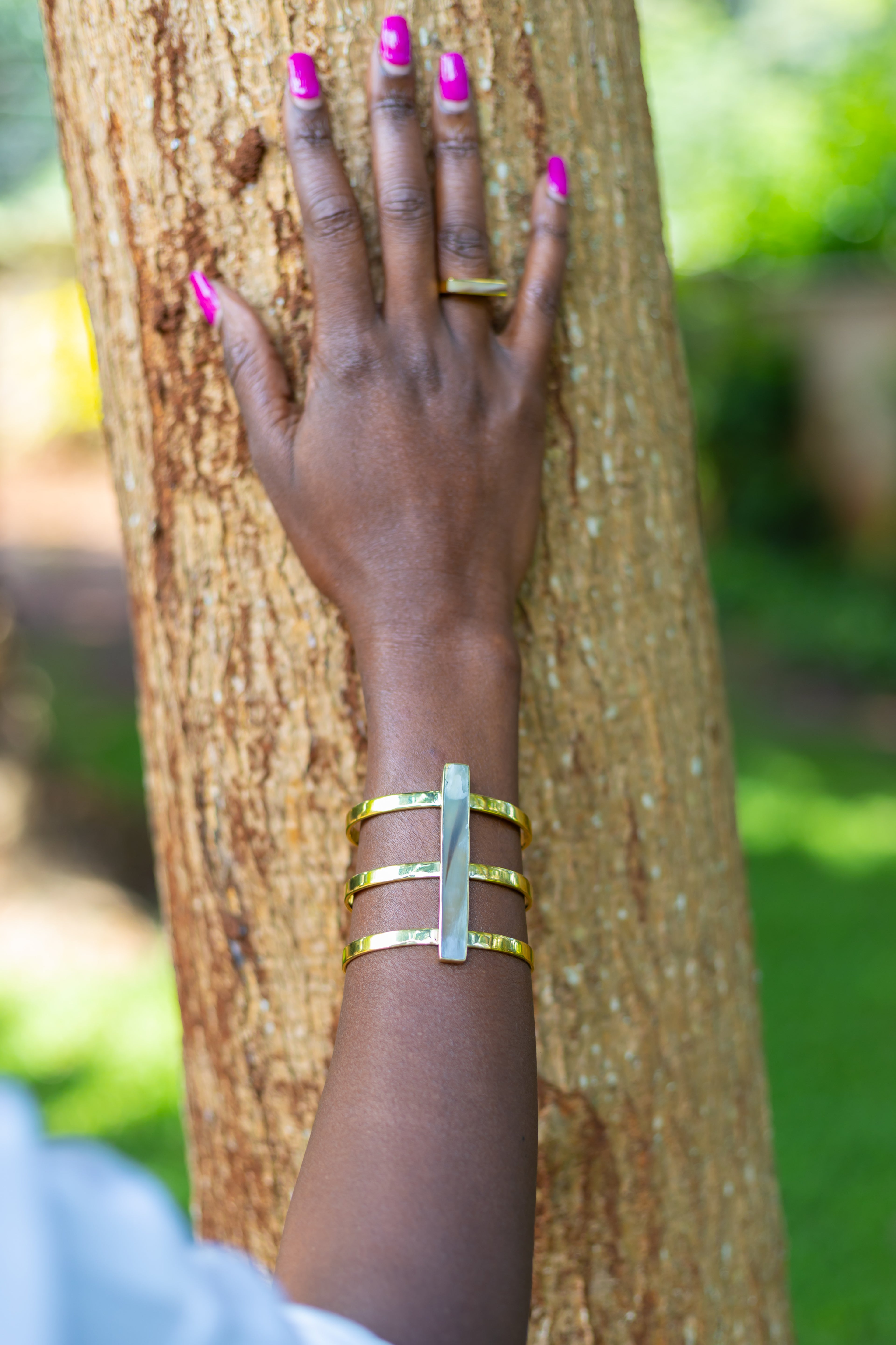 Chebet Mutai Triple Bar Bracelet