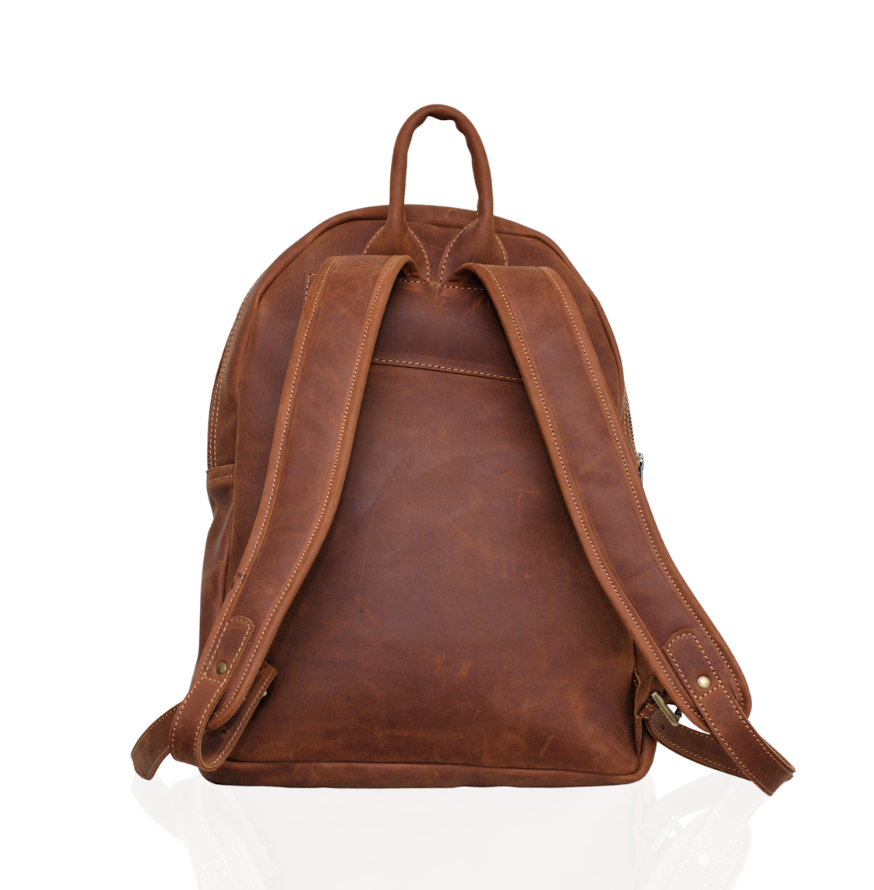 Amira Tan Leather Backpack