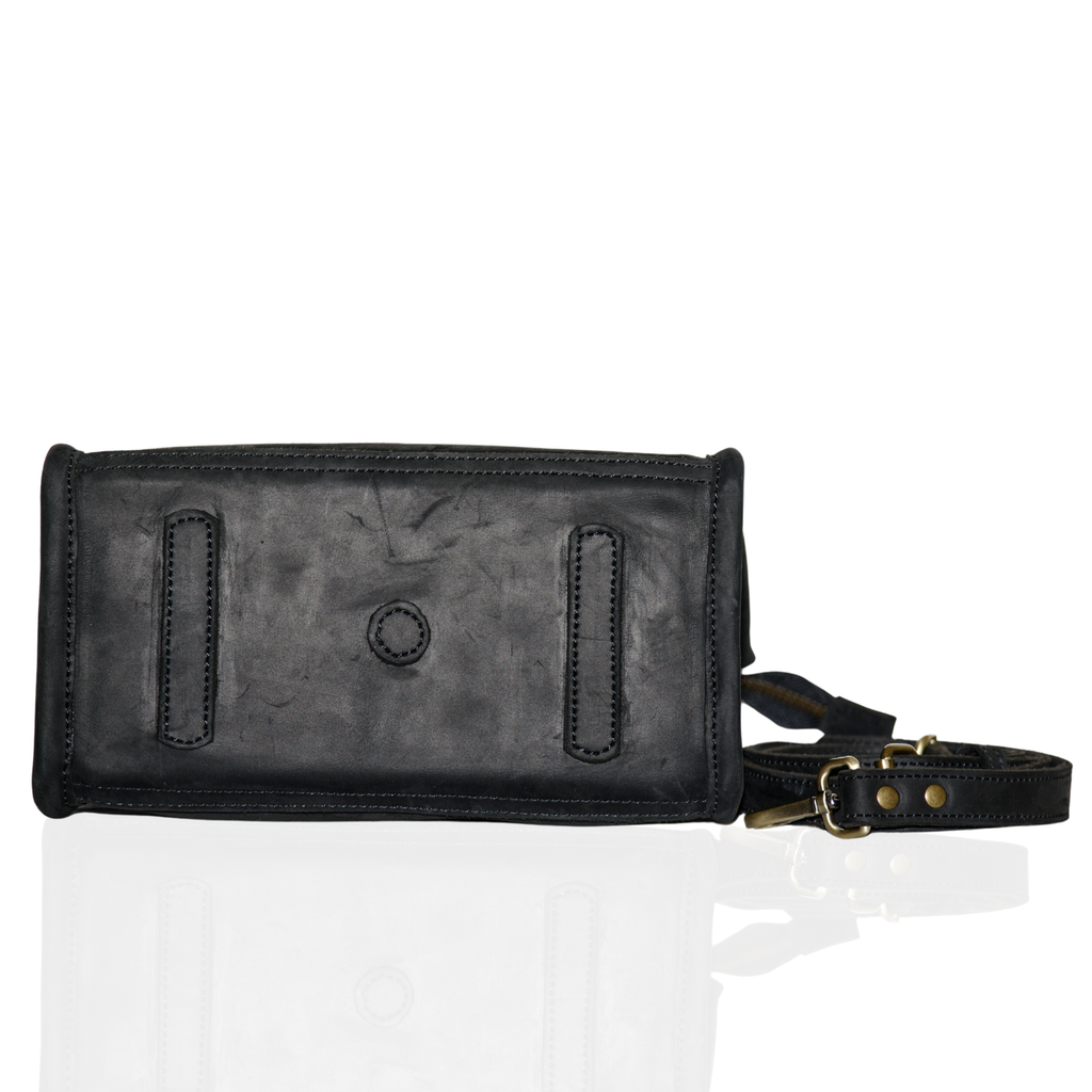 Wambui Mini Black/Hair On Handbag