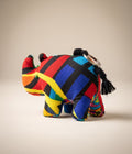 Rainbow Rhino Keychain