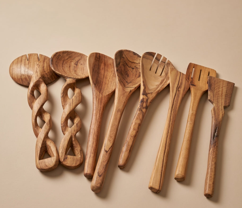 Minimalist Wooden Cooking Sticks – Straight Handle