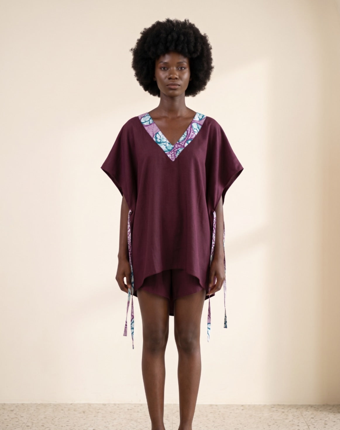 Nakma Limited Kimono – Burgandy