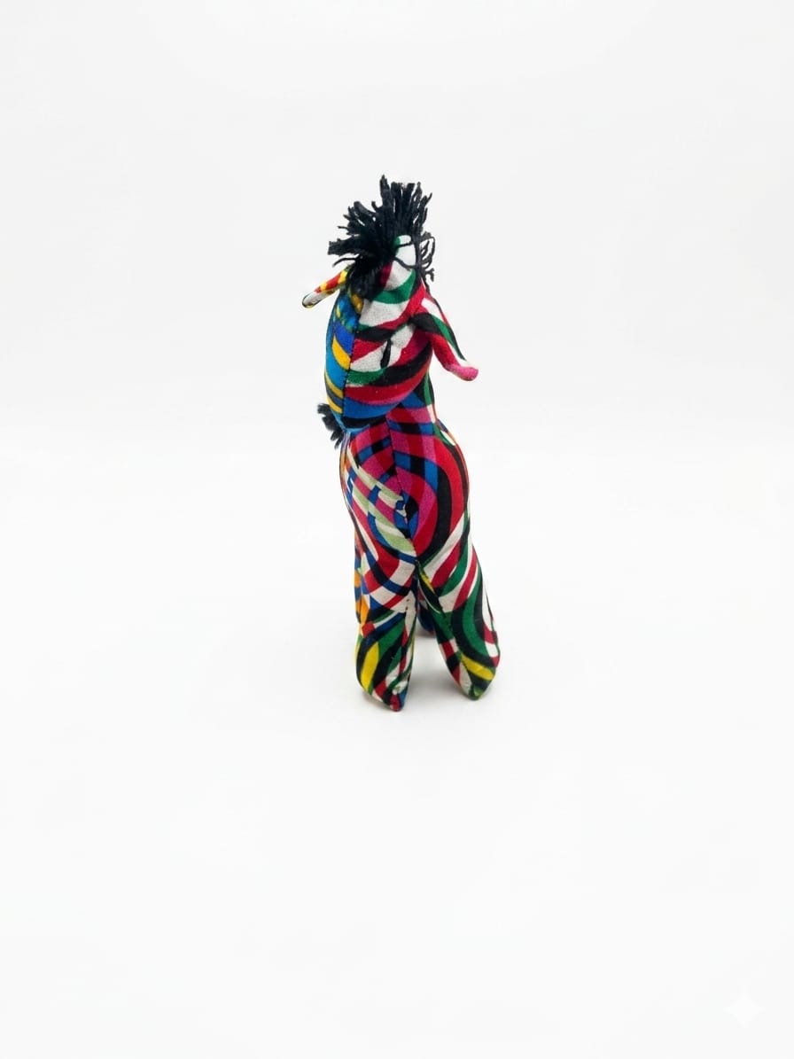 Rainbow Horse Hand-Stuffed Doll