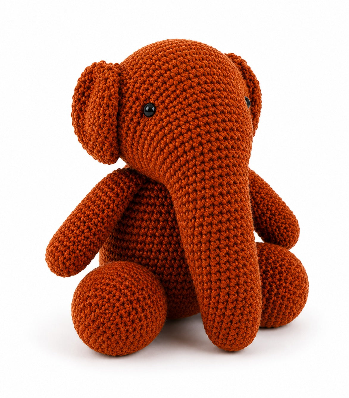 Handmade Knitted Crochet Doll – Tembo Kenyan Amigurumi Toy