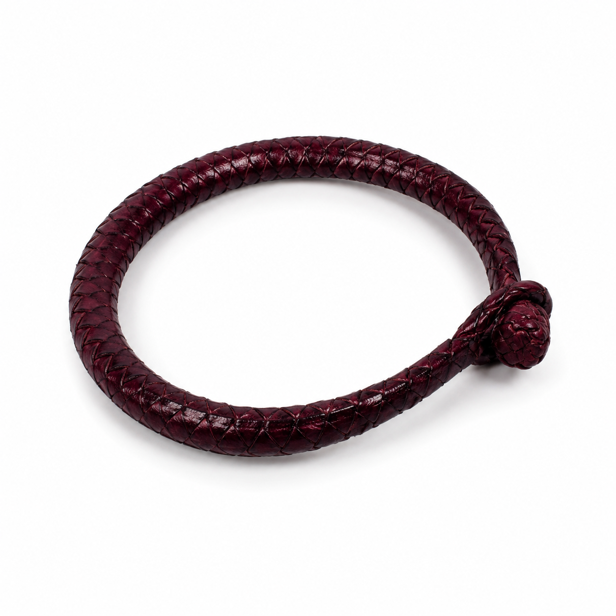 Leather Tuareg Hand-Braided Bracelet for Men | Chebet Mutai