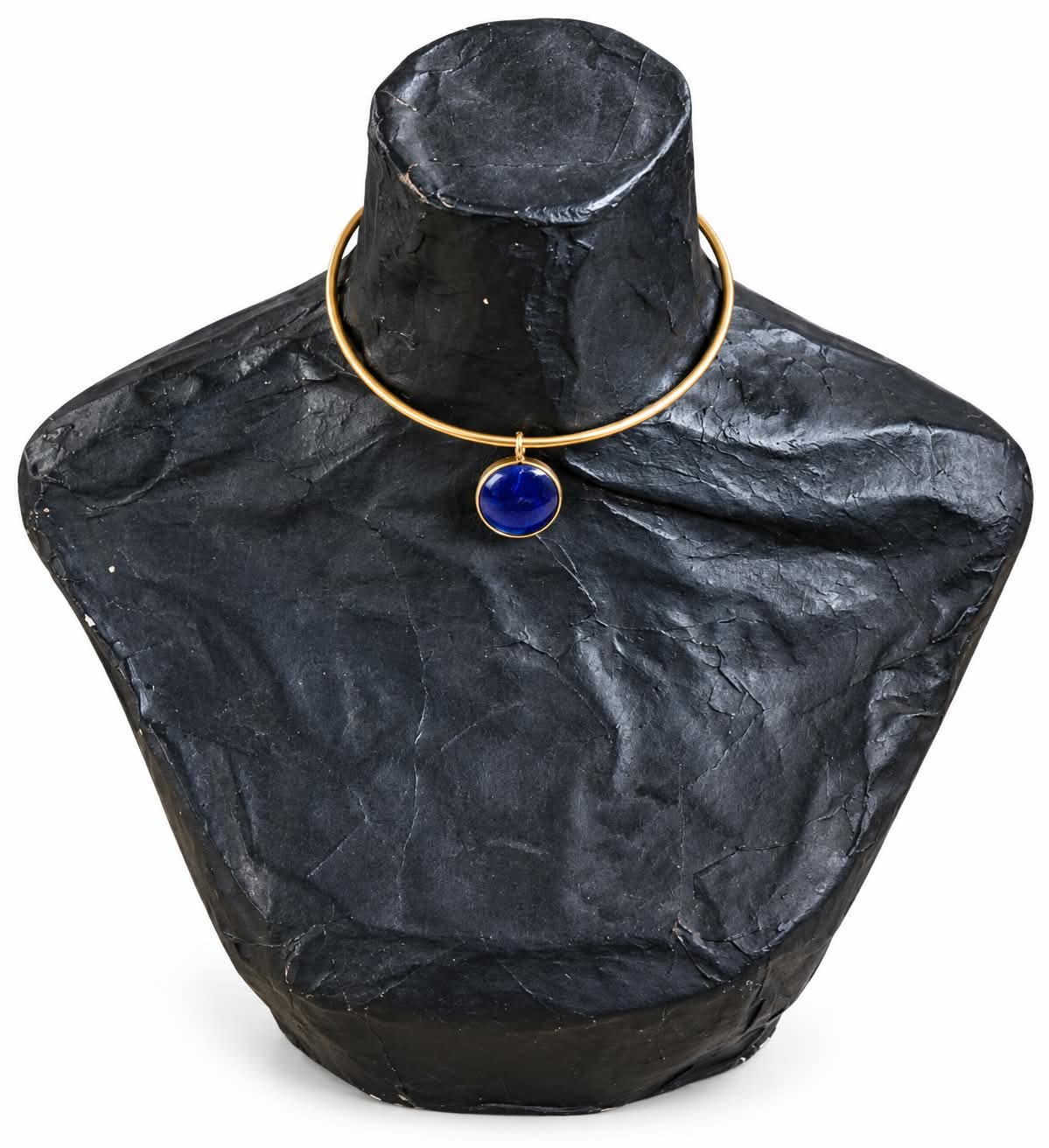 Recycled Brass with Glass Detail Drop Choker