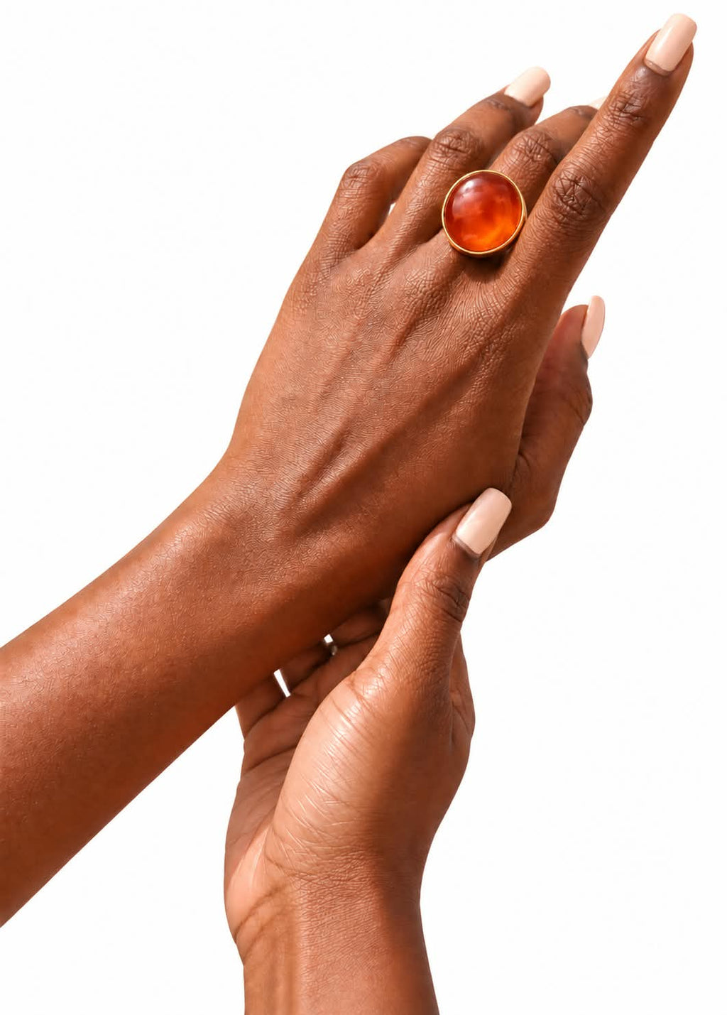 Handmade Glass & Brass Statement Rings – Kenyan Artisan Jewelry