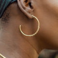 Spiral Hoop Earrings - Spiral Hoop Earring