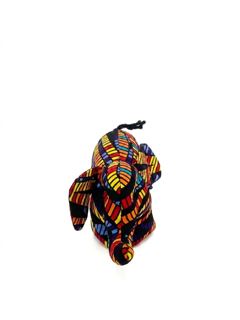 Rhino Hand-Stuffed Doll – African Print