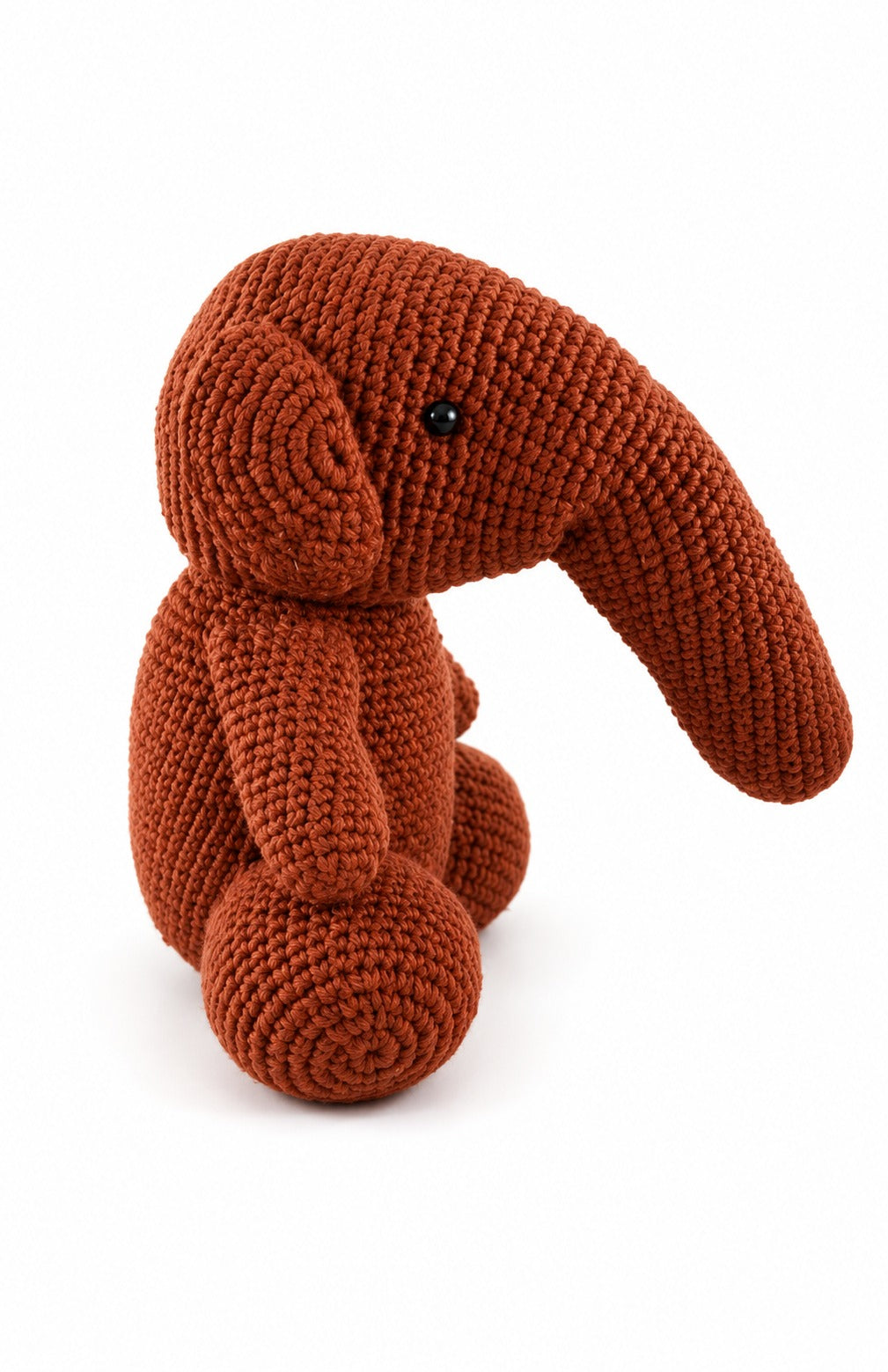 Handmade Knitted Crochet Doll – Tembo Kenyan Amigurumi Toy