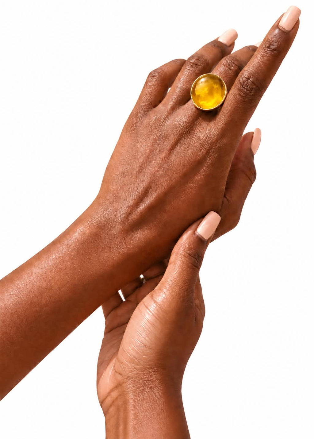 Handmade Glass & Brass Statement Rings – Kenyan Artisan Jewelry