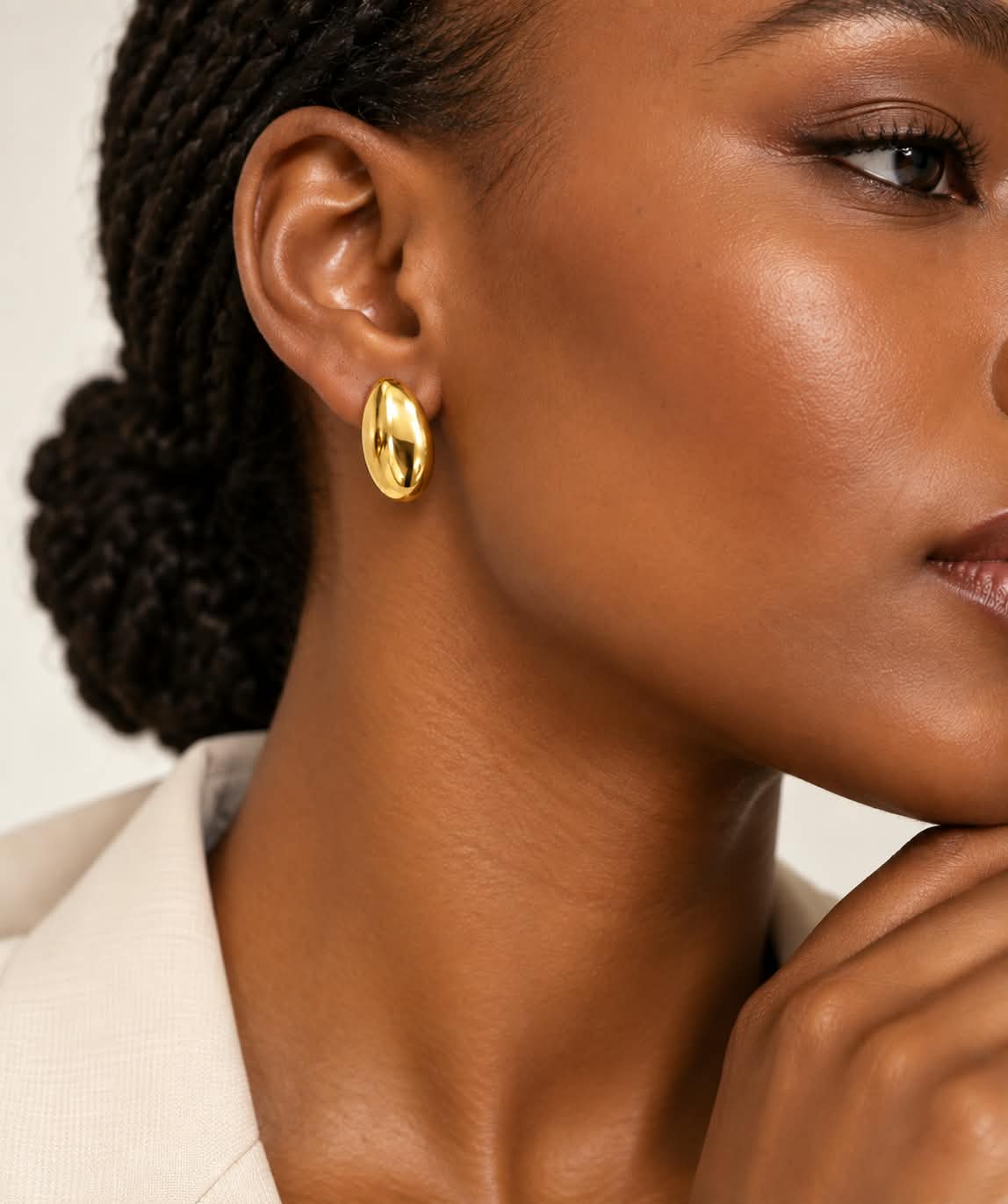 Handmade Recycled Brass Statement Earrings - Dudu Earrings